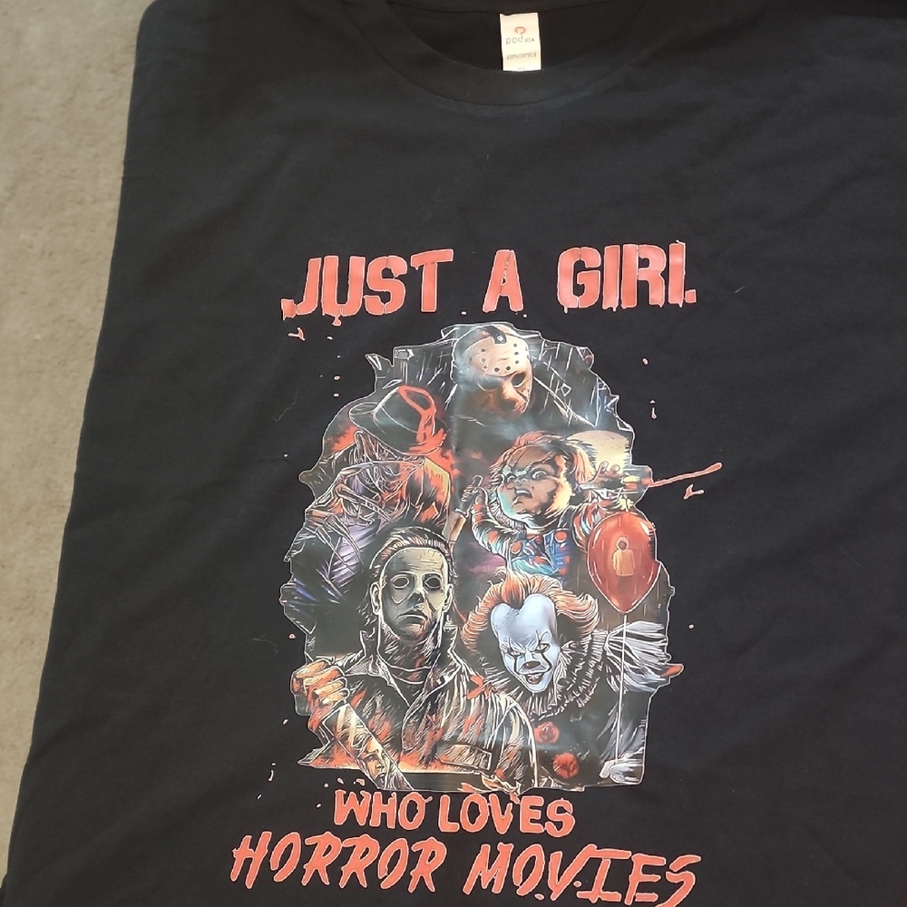 Black Horror Movie Graphic Unisex T-Shirt FP $18